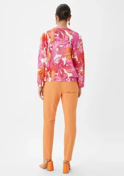 Bluse mit Fledermausärmeln