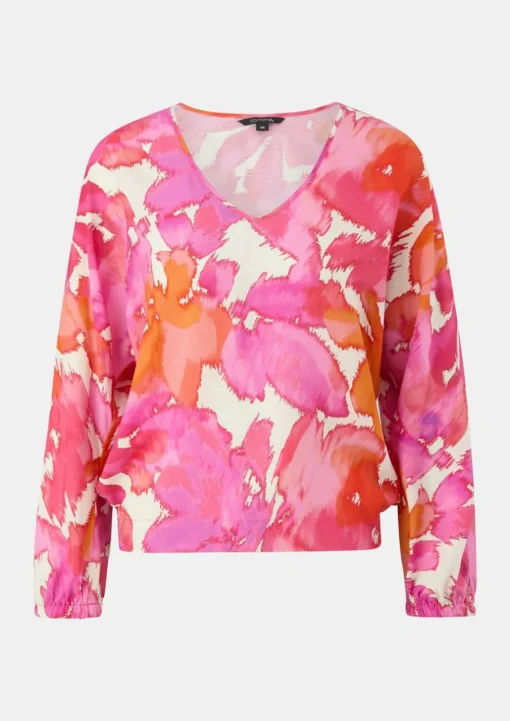 Bluse mit Fledermausärmeln