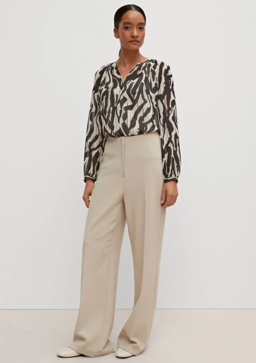 Bluse mit Tunika-Ausschnitt