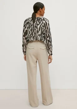 Bluse mit Tunika-Ausschnitt