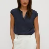 Blusenshirt aus Viskosemix