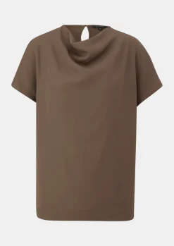 Blusenshirt im Fabricmix