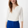 Blusenshirt mit Tunika-Ausschnitt