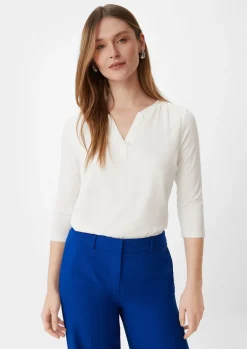 Blusenshirt mit Tunika-Ausschnitt