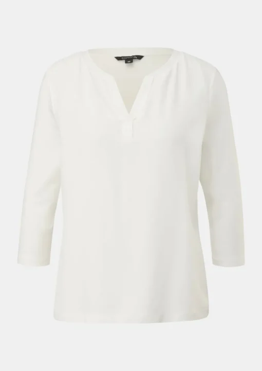 Blusenshirt mit Tunika-Ausschnitt