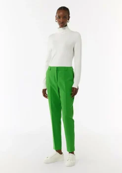 Business-Hose mit geschlitztem Saum