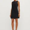 Businesskleid mit Fischgrat-Muster
