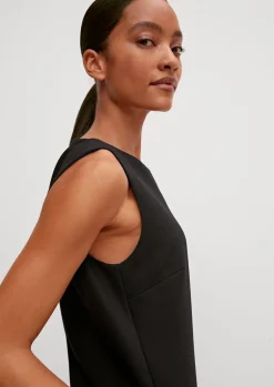 Businesskleid mit Fischgrat-Muster