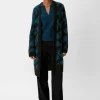 Cardigan aus Alpakamix mit Wolle
