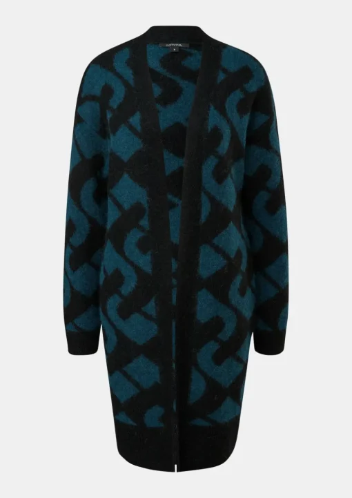 Cardigan aus Alpakamix mit Wolle