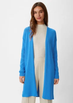 Cardigan aus Rippstrick