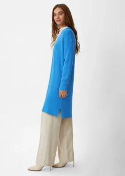 Cardigan aus Rippstrick