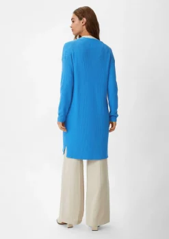 Cardigan aus Rippstrick