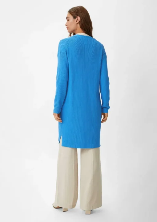 Cardigan aus Rippstrick