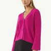 Cardigan mit Rippstruktur und überschnittenen Schultern