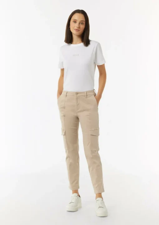 Cargohose mit schmal zulaufendem Bein