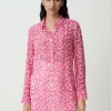 Chiffonbluse mit Allovermuster