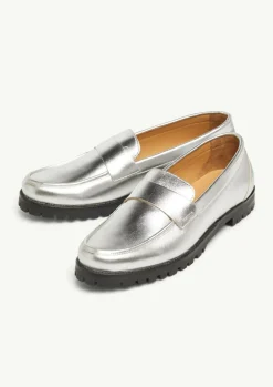 Chunky-Loafer aus Echtleder