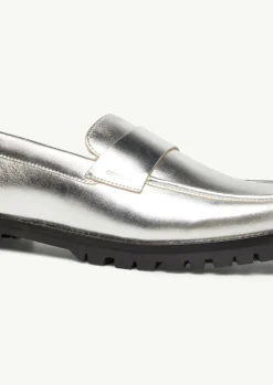 Chunky-Loafer aus Echtleder