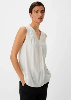 Crêpe-Bluse aus Viskose