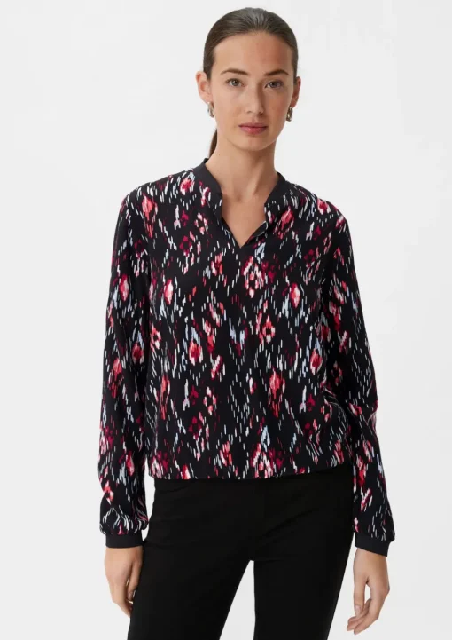 Crêpe-Bluse aus Viskose