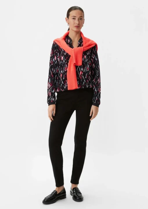 Crêpe-Bluse aus Viskose
