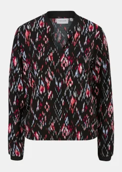 Crêpe-Bluse aus Viskose