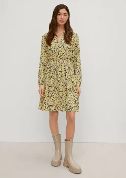 Crêpe-Kleid aus Viskose