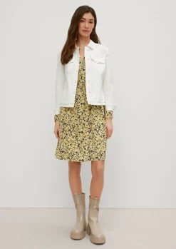 Crêpe-Kleid aus Viskose