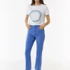 Denim mit Flared Leg