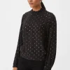 Dobbybluse mit Effektprint