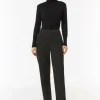 Elastische Jersey-Hose mit Bügelfalte
