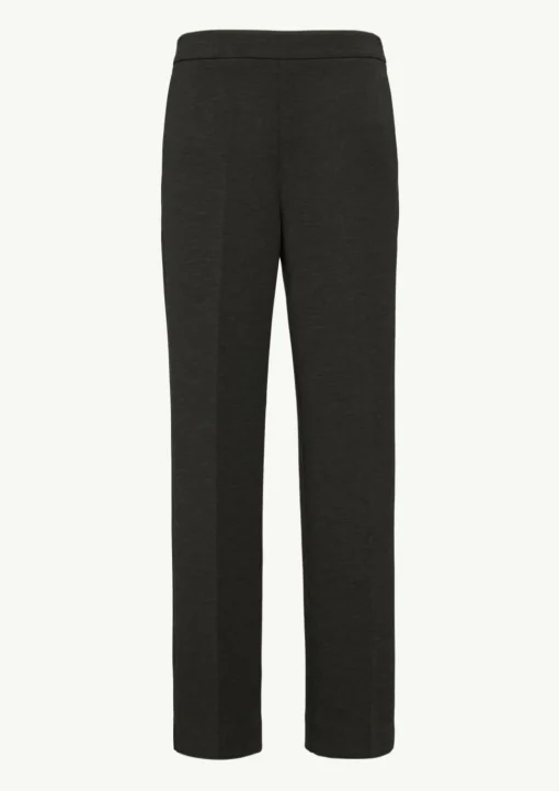 Elastische Jersey-Hose mit Bügelfalte