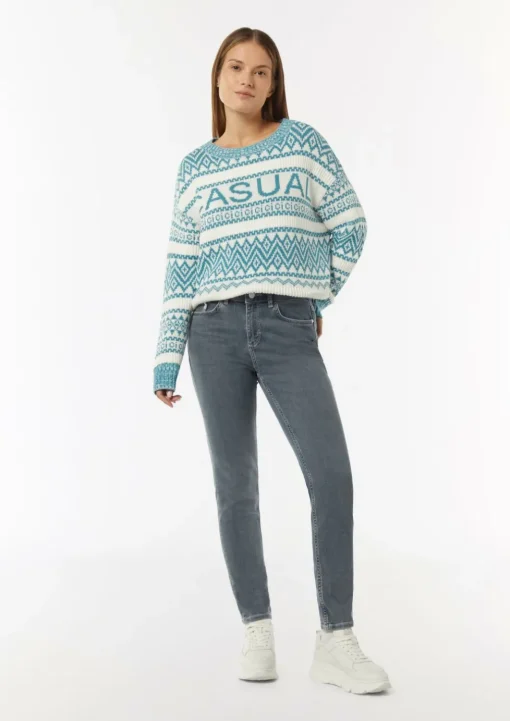 Elastische Skinny Jeans mit Waschung