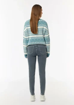 Elastische Skinny Jeans mit Waschung