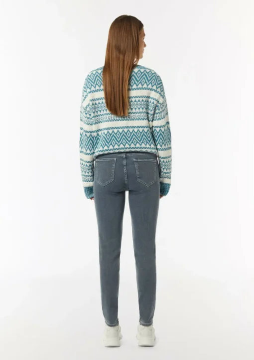 Elastische Skinny Jeans mit Waschung