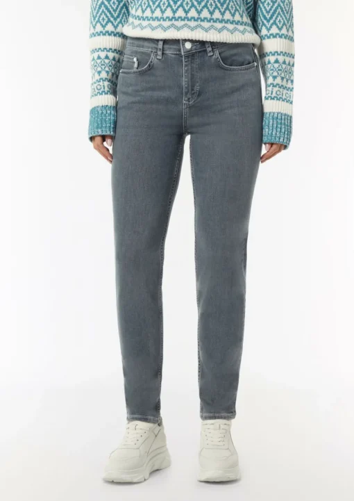 Elastische Skinny Jeans mit Waschung