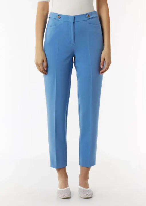 Elegante Hose mit Riegel und Knopf