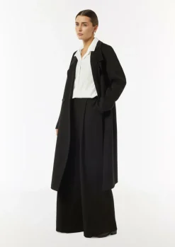 Elegante Satin-Bluse mit verdeckter Knopfleiste