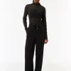 Elegante Stoffhose mit Bindeband