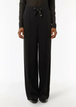 Elegante Stoffhose mit Bindeband