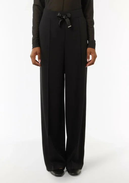 Elegante Stoffhose mit Bindeband