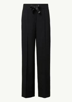Elegante Stoffhose mit Bindeband