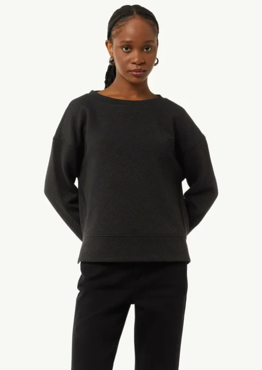 Feines Sweatshirt mit Musterstruktur