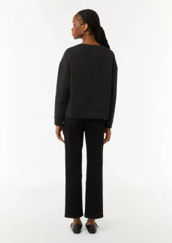 Feines Sweatshirt mit Musterstruktur