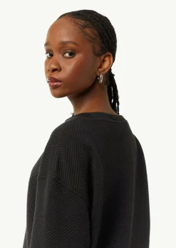 Feines Sweatshirt mit Musterstruktur