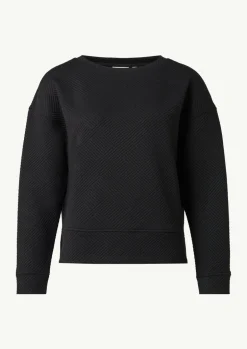 Feines Sweatshirt mit Musterstruktur