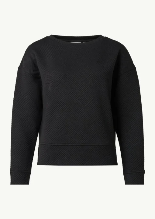 Feines Sweatshirt mit Musterstruktur