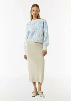Feinstrickpullover mit Jacquard-Muster