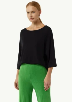 Feinstrickpullover mit weiten Ärmeln